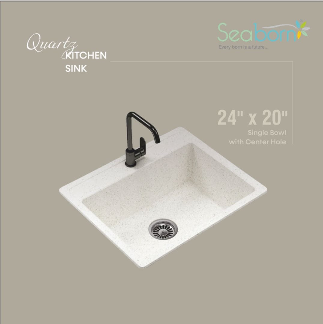 Quartz Kitchen Sink (24x20x9 Inch)