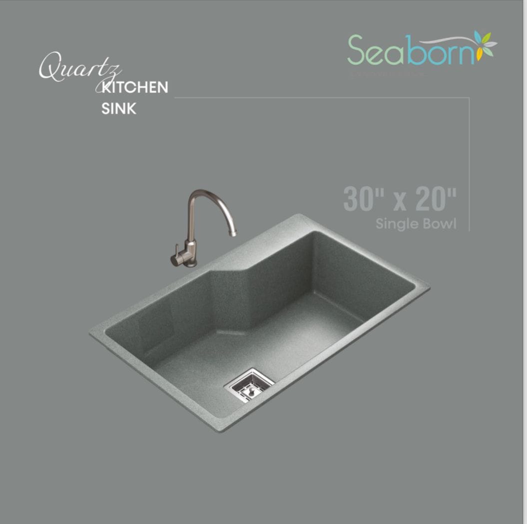 Quartz Kitchen Sink (30x20x9 Inch)