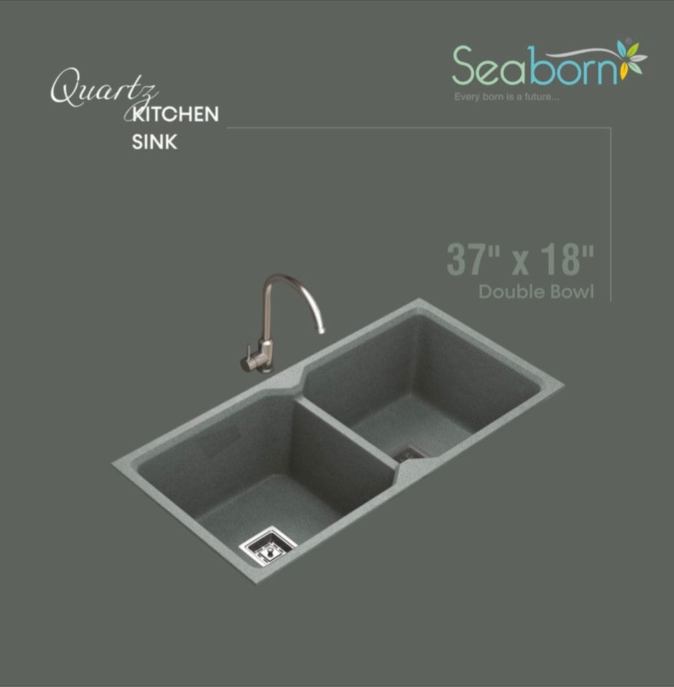 Quartz Kitchen Sink (37x18x9 Inch)