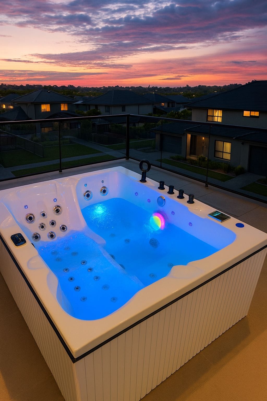 4 Persons 6x6 Feet Full Size Spa Jacuzzi