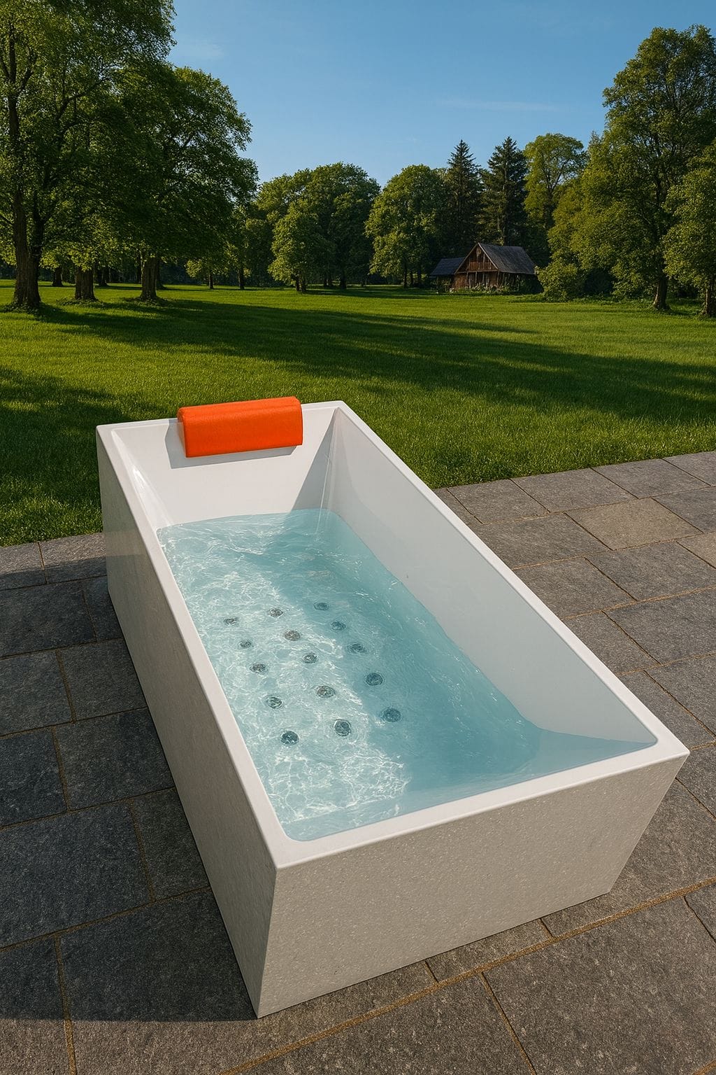 Single Person Full Acrylic Body Jacuzzi