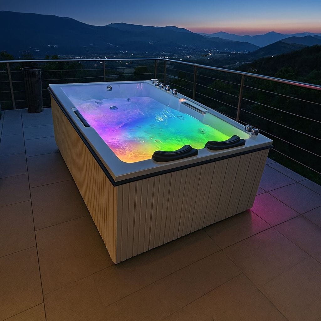 Double Seating Jacuzzi with Fully Loaded