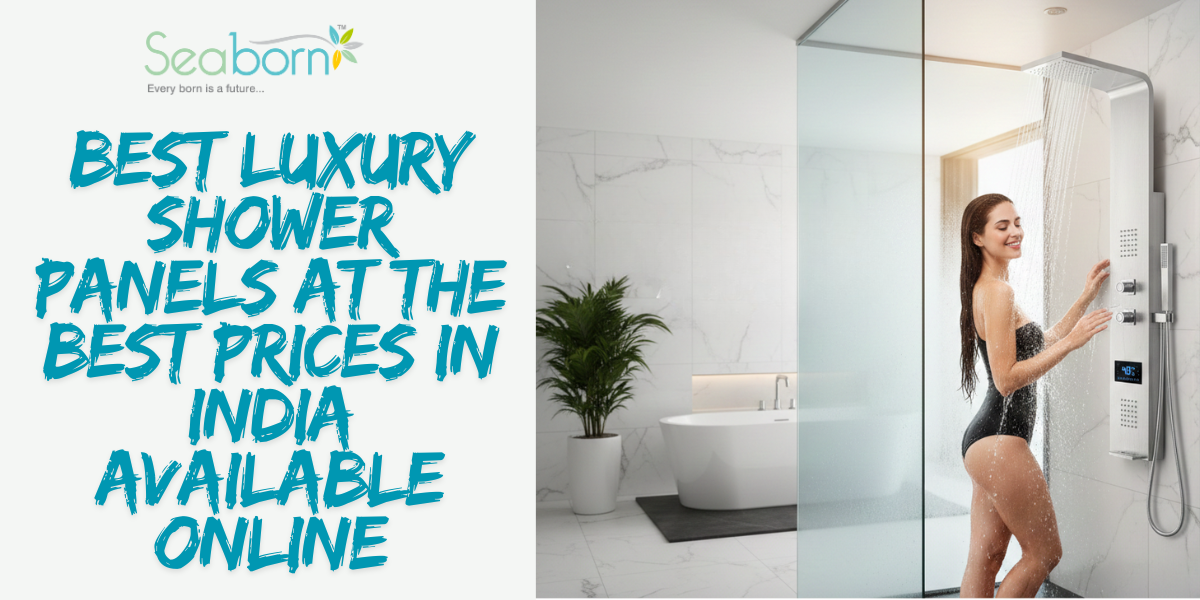 Shower panel with thermostat, Shower Panel brands in India, Buy shower panel online india, Best shower panels in india.