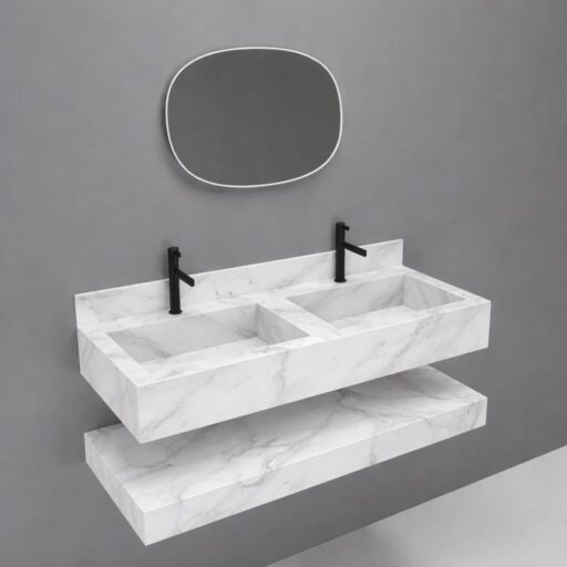 Italian Wash Basin 4 Feet Double Bowl